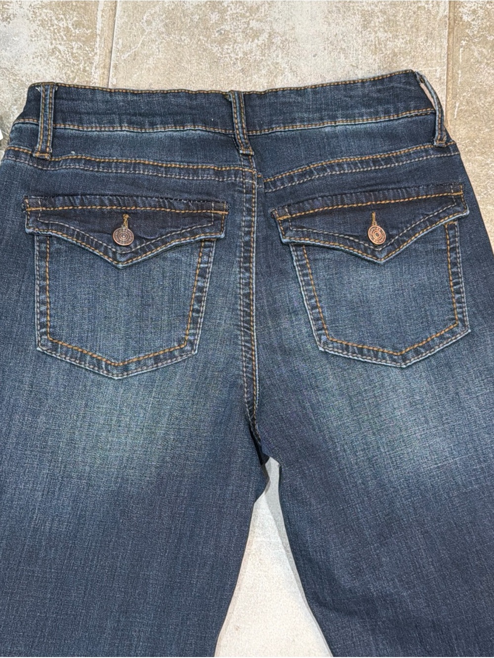 NWT Maurices Slim Boot Regular Midrise Jean Size 8 Dark Wash - Picture 8 of 8